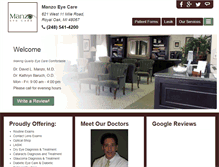 Tablet Screenshot of eyedoctorroyaloakmi.com